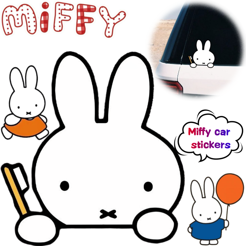 Miffy Rabbit Car Sticker Creat - Atv Parts review and price