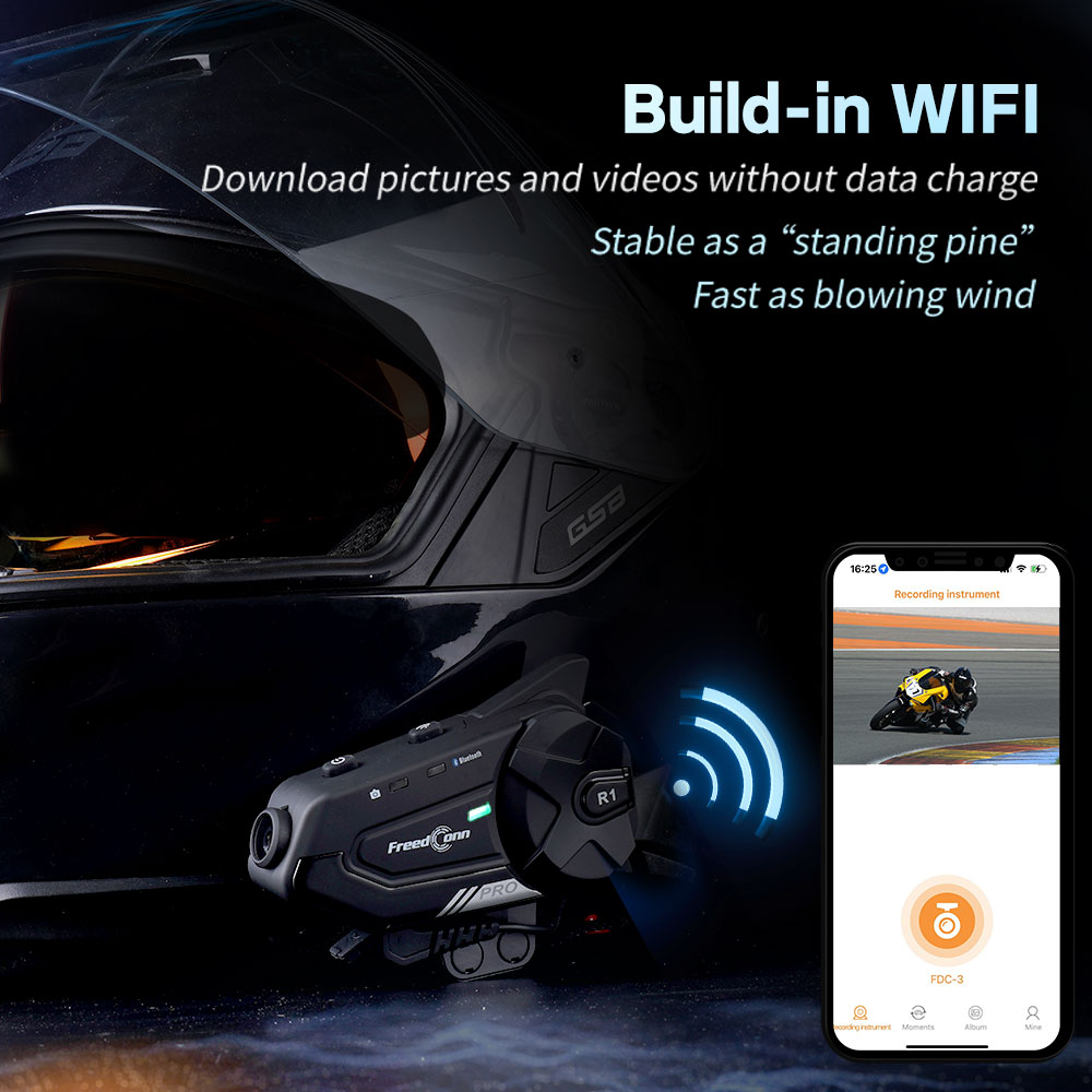 Freedconn Motorcycle Intercom  - Universal Motorcycle Helmet Intercom Headset review and price