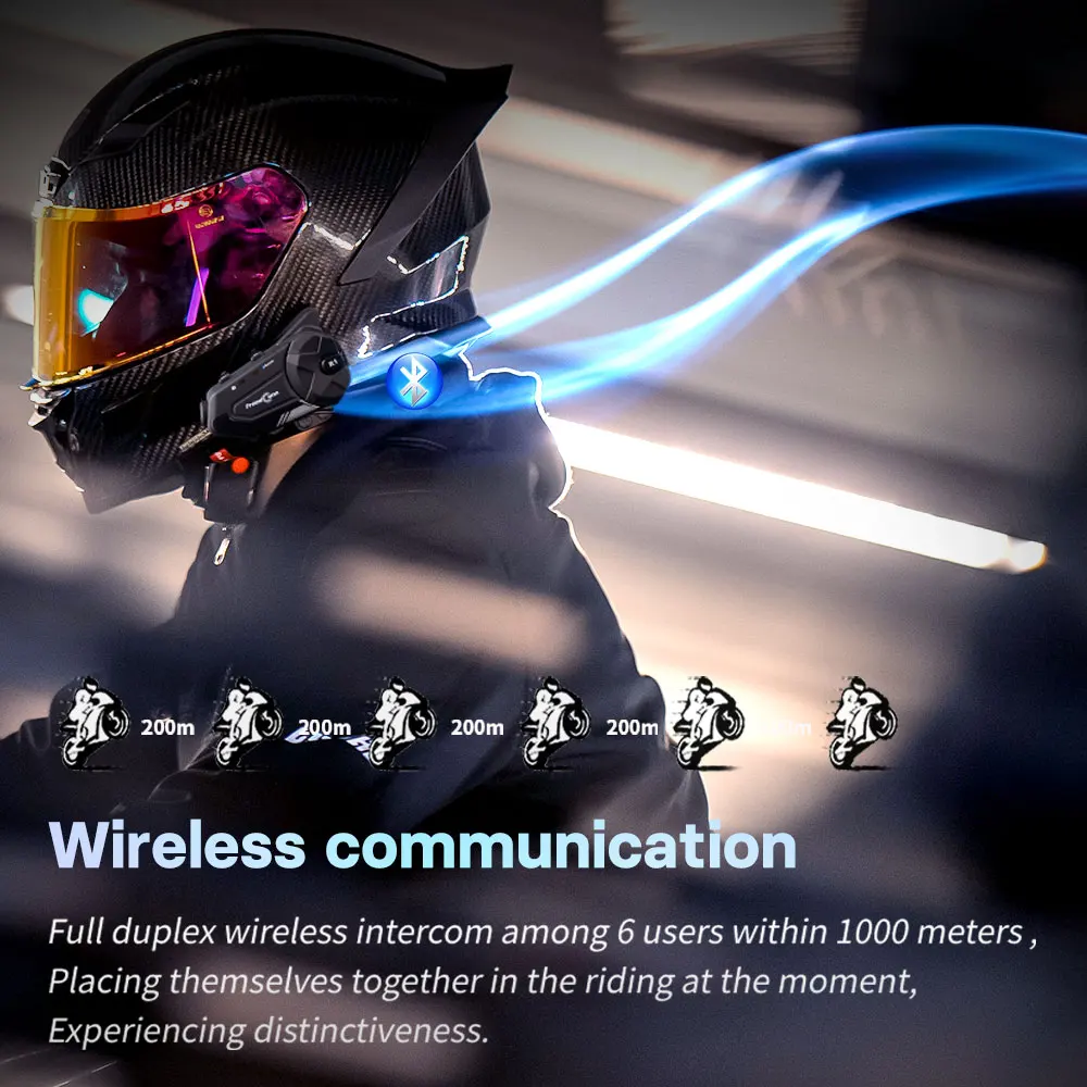 Freedconn Motorcycle Intercom  - Universal Motorcycle Helmet Intercom Headset review and price