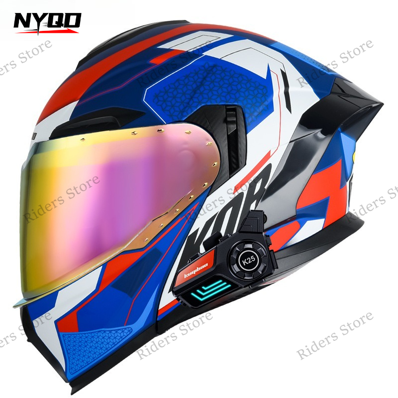 3C Certified Flip Up Motorcycl - Full Face Motorcycle Helmet With Bluetooth review and price