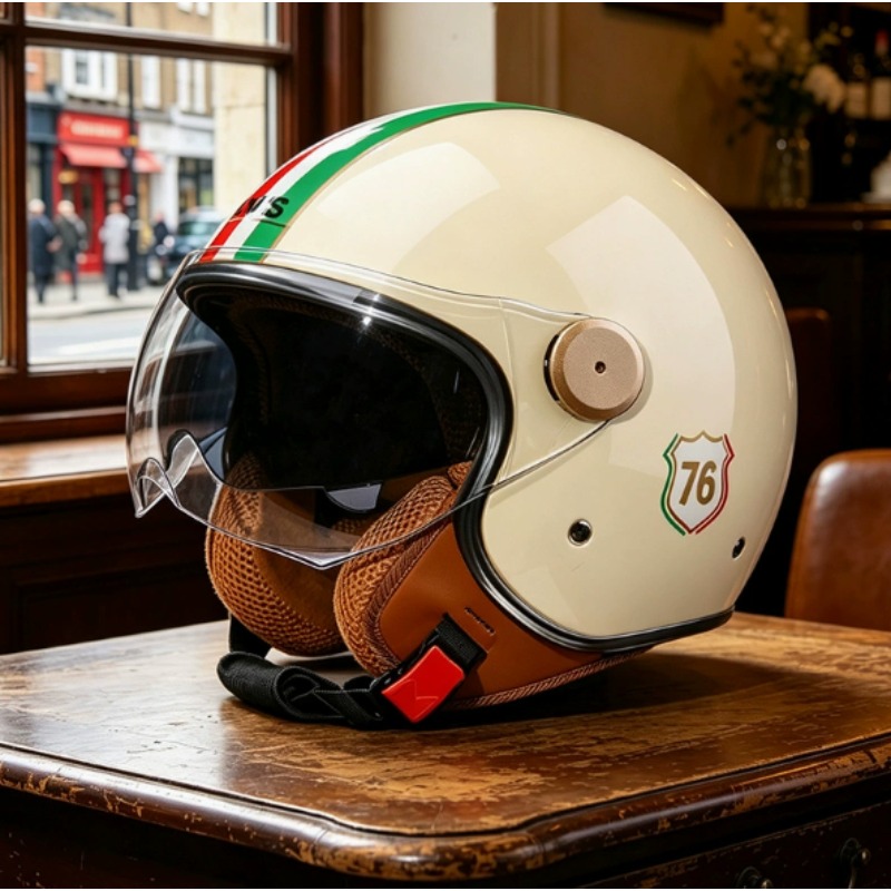 DOT Certification Open Face 3/ - Vintage Open Face Retro Helmet review and price