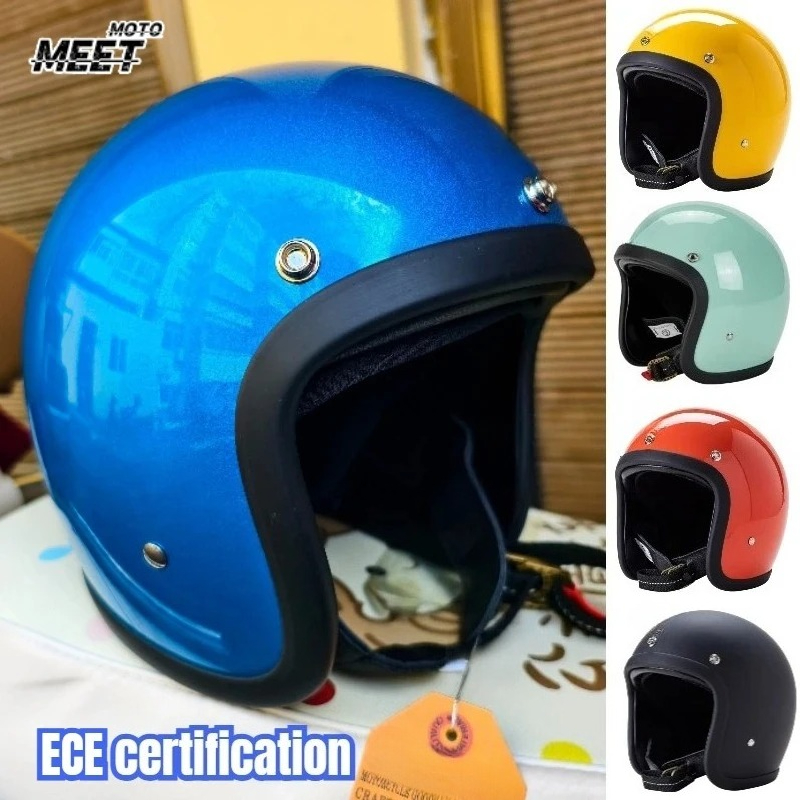 Japanese Korea Style Open Face - Vintage Open Face Retro Helmet review and price