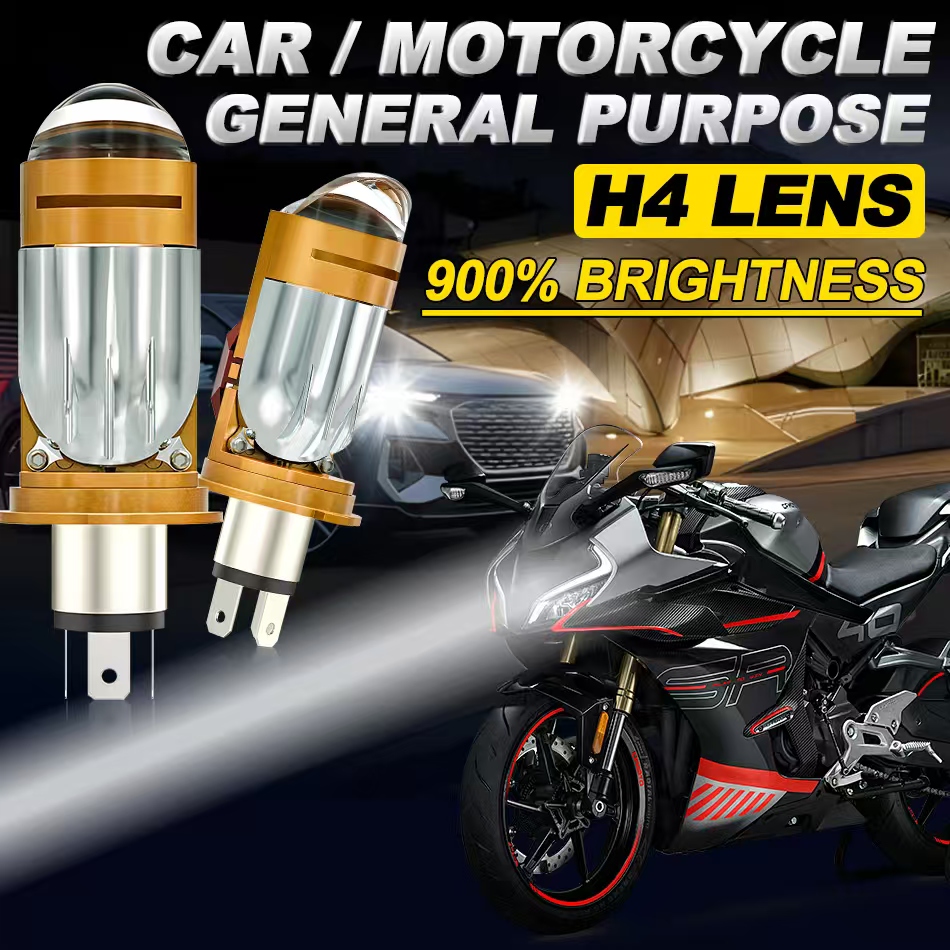CAMOTO Bi LED Lens Projector H - Universal Motorcycle Led Headlight Projector review and price