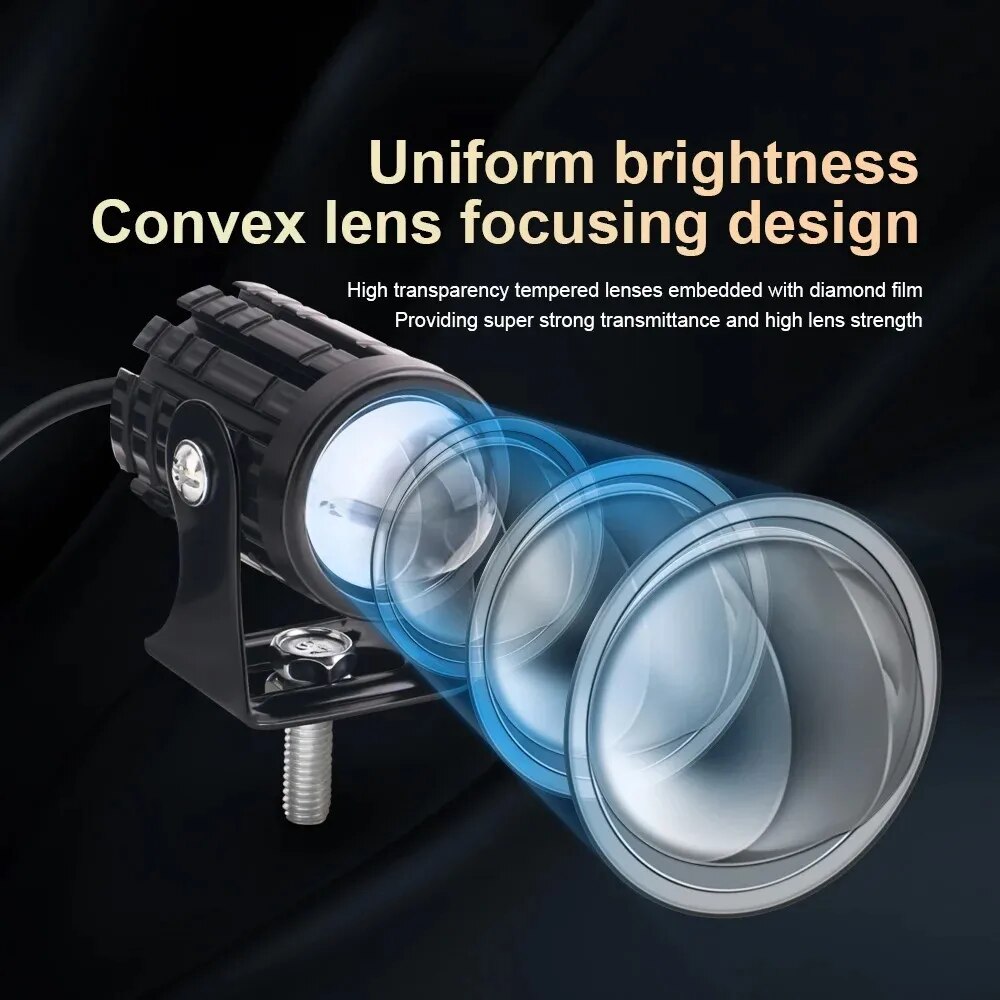 Universal Motorcycle LED Headl - Universal Motorcycle Led Headlight Projector review and price