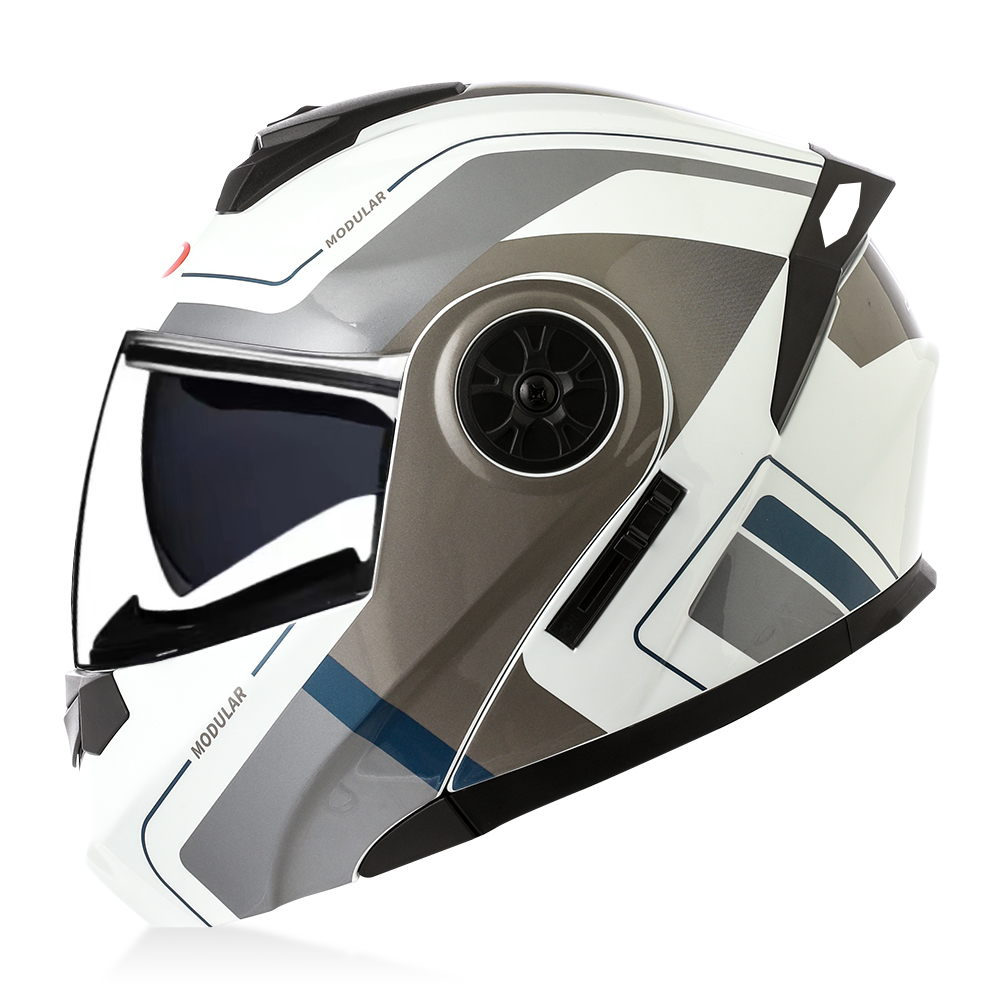High Quality Modular Flip Up H - Modular Flip Up Motorcycle Helmet Dot Approved review and price