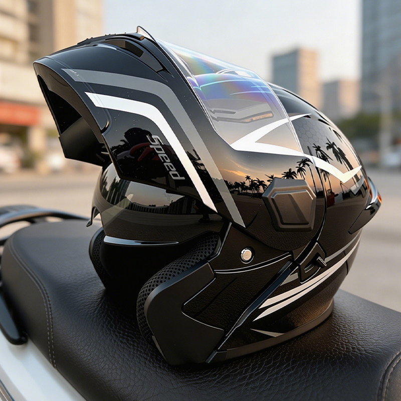 Flip Up Modular Motorcycle Hel - Modular Flip Up Motorcycle Helmet Dot Approved review and price