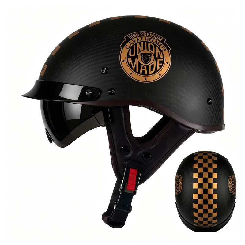 Carbon Fiber Motorcycle Half H - Carbon Fiber Lightweight Motorcycle Helmet review and price